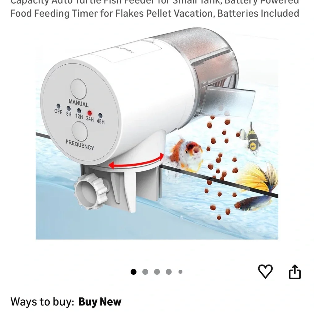 🐟Automatic Fish Feeder - White🐟